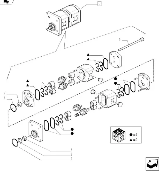 87601758 - Комплект уплотнений